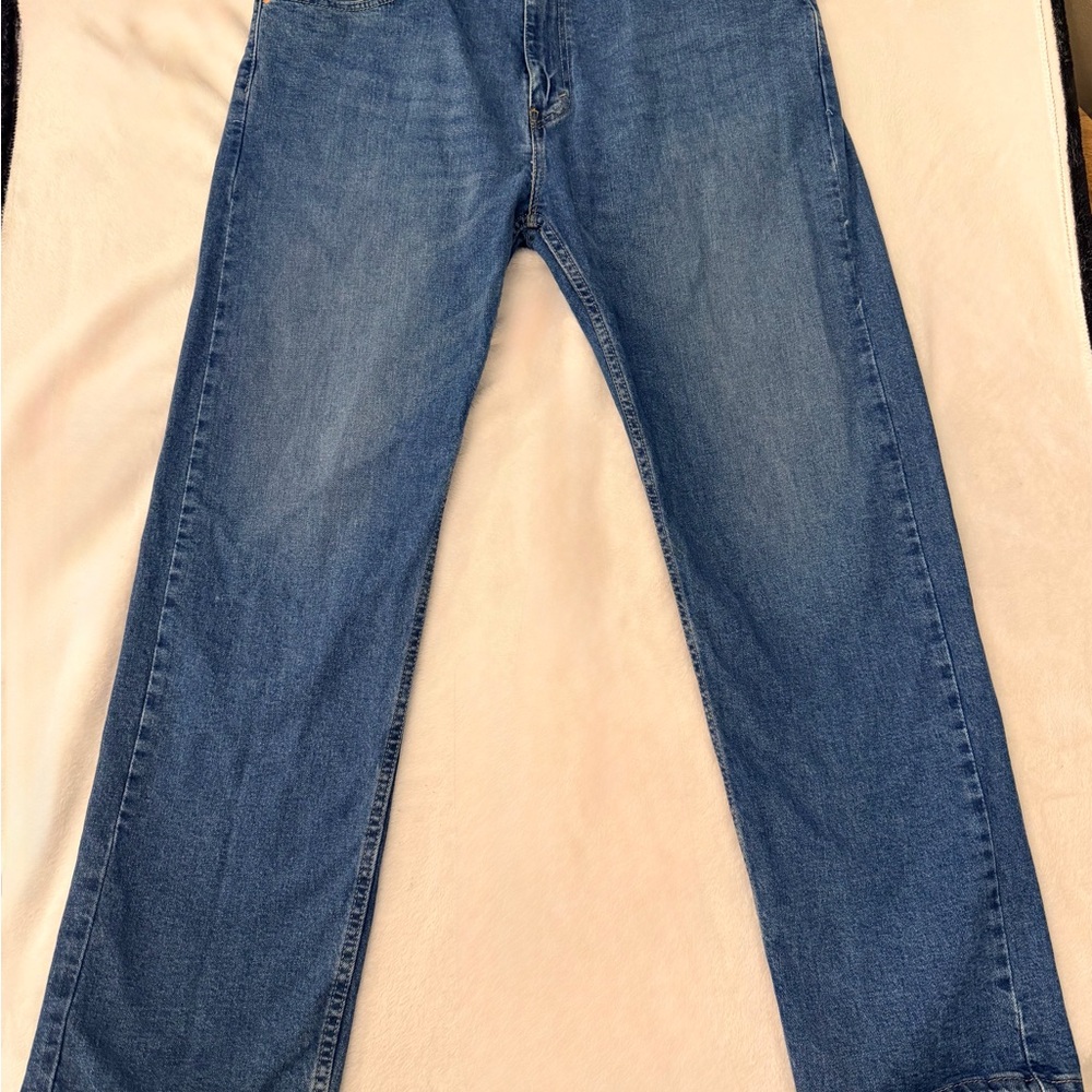 Levi’s 505 Jeans W38 L30 Regular Fit Straight Leg Light Wash